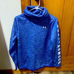Blue Under Armour cowl necked size medium sweatshirt